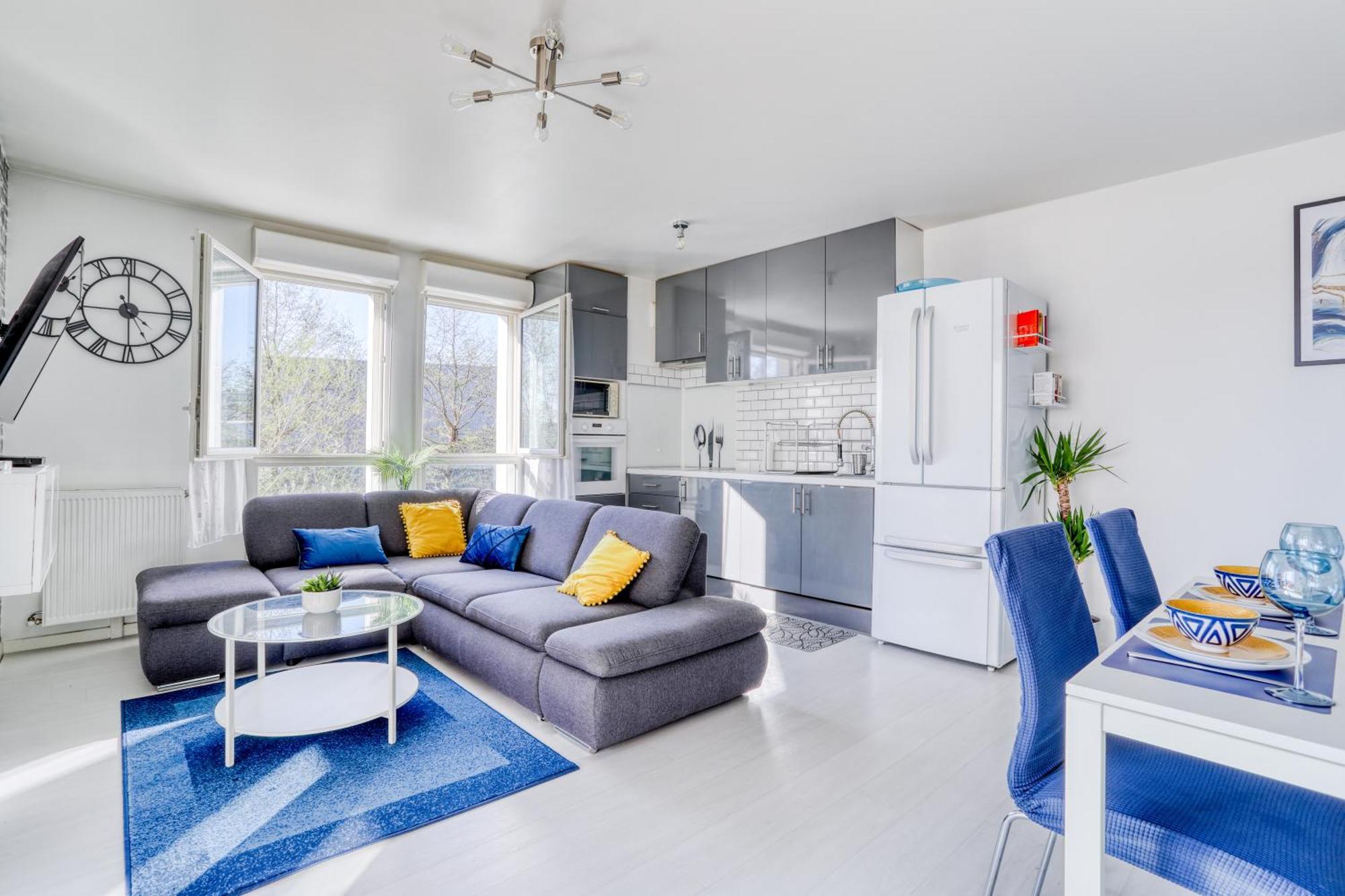 "Le Serenity ", Appartement Spacieux ,Balcon, Parking Prive Gratuit, Netflix, Proche Cdg Et Stade De France Stains Zewnętrze zdjęcie