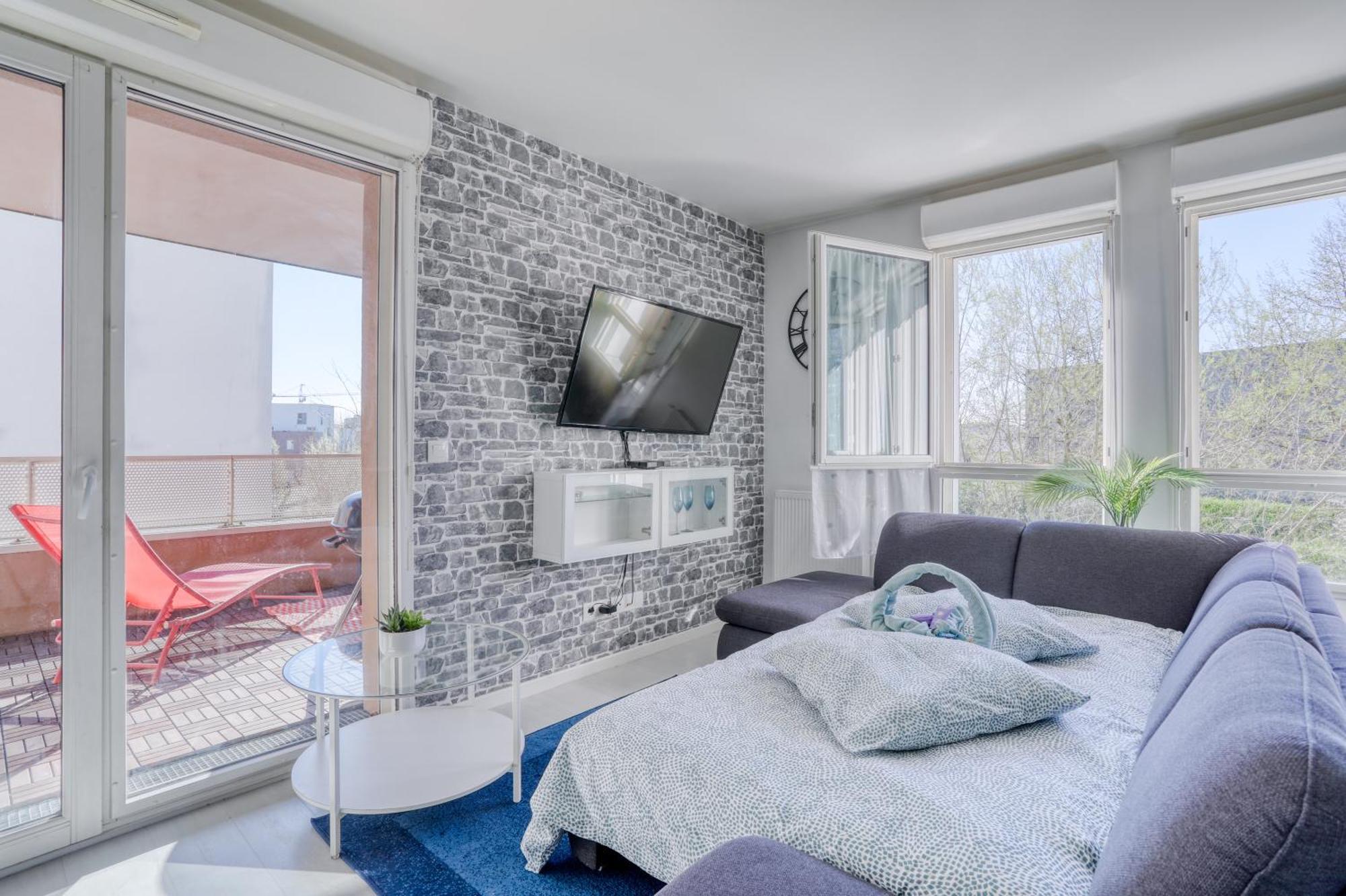 "Le Serenity ", Appartement Spacieux ,Balcon, Parking Prive Gratuit, Netflix, Proche Cdg Et Stade De France Stains Zewnętrze zdjęcie
