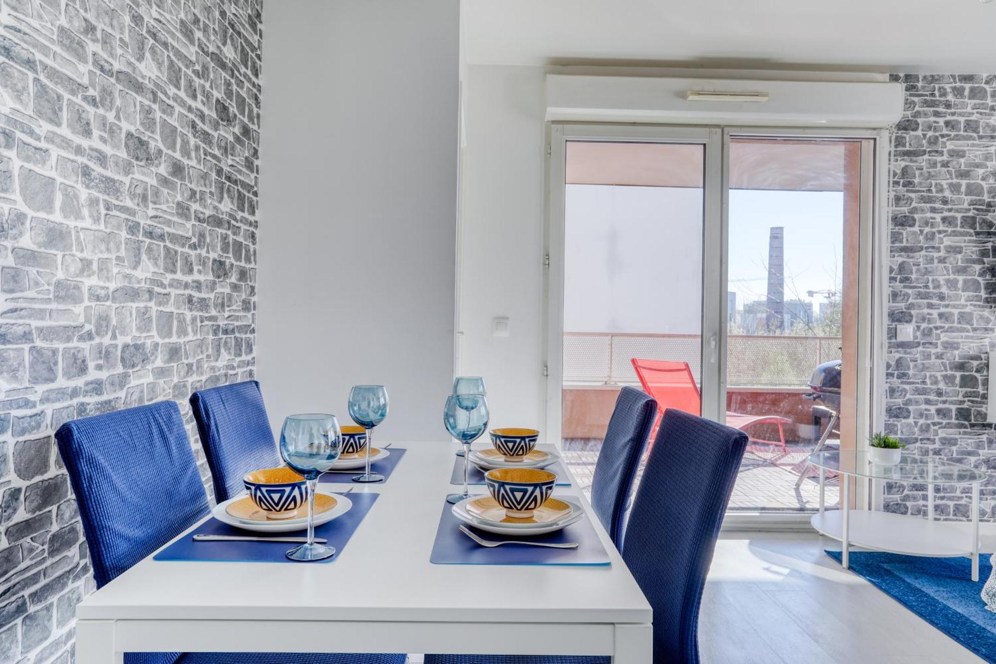 "Le Serenity ", Appartement Spacieux ,Balcon, Parking Prive Gratuit, Netflix, Proche Cdg Et Stade De France Stains Zewnętrze zdjęcie