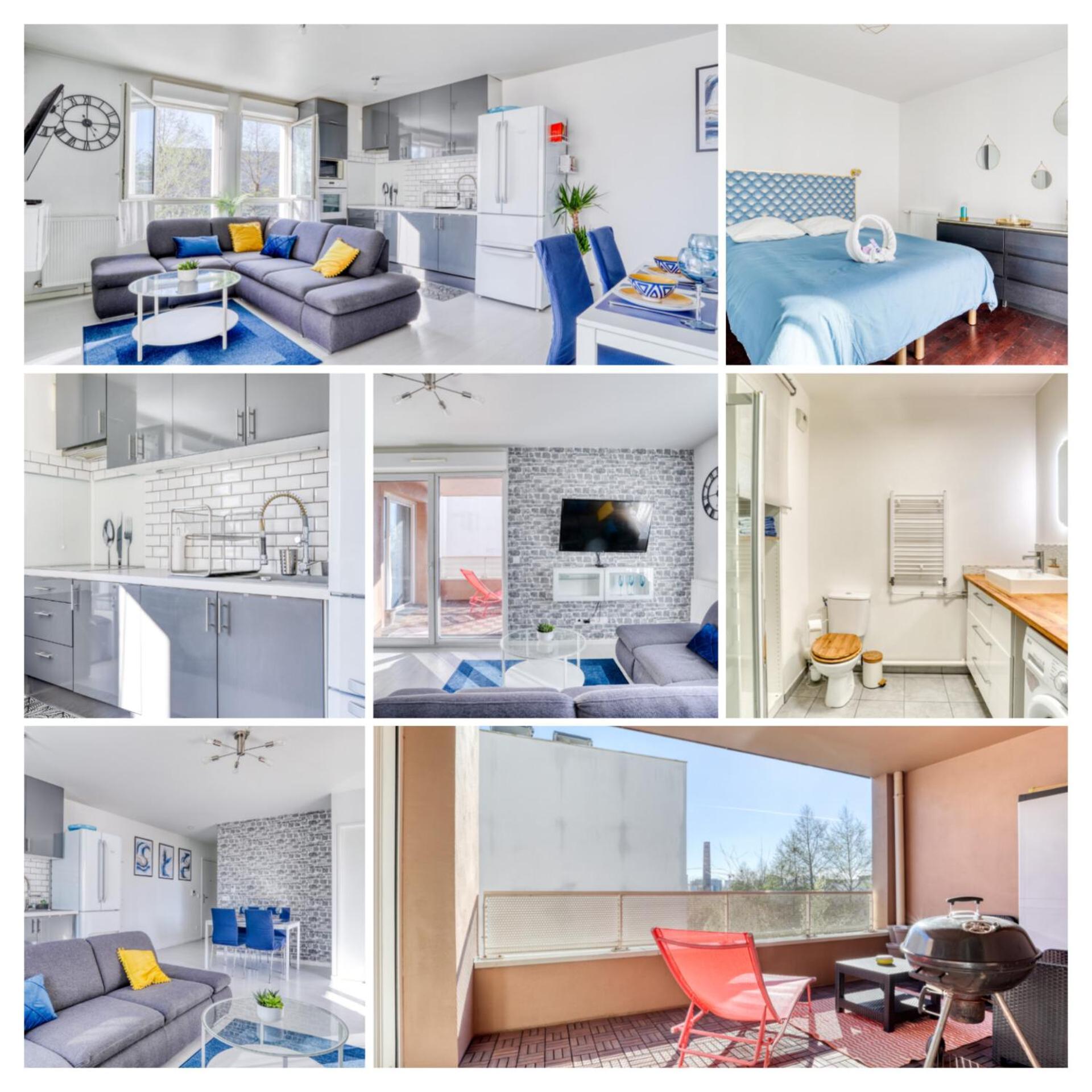 "Le Serenity ", Appartement Spacieux ,Balcon, Parking Prive Gratuit, Netflix, Proche Cdg Et Stade De France Stains Zewnętrze zdjęcie