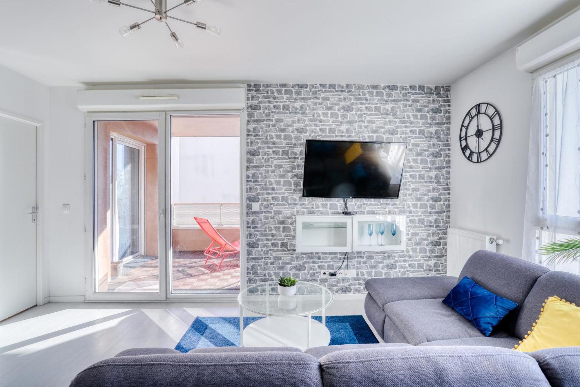 "Le Serenity ", Appartement Spacieux ,Balcon, Parking Prive Gratuit, Netflix, Proche Cdg Et Stade De France Stains Zewnętrze zdjęcie