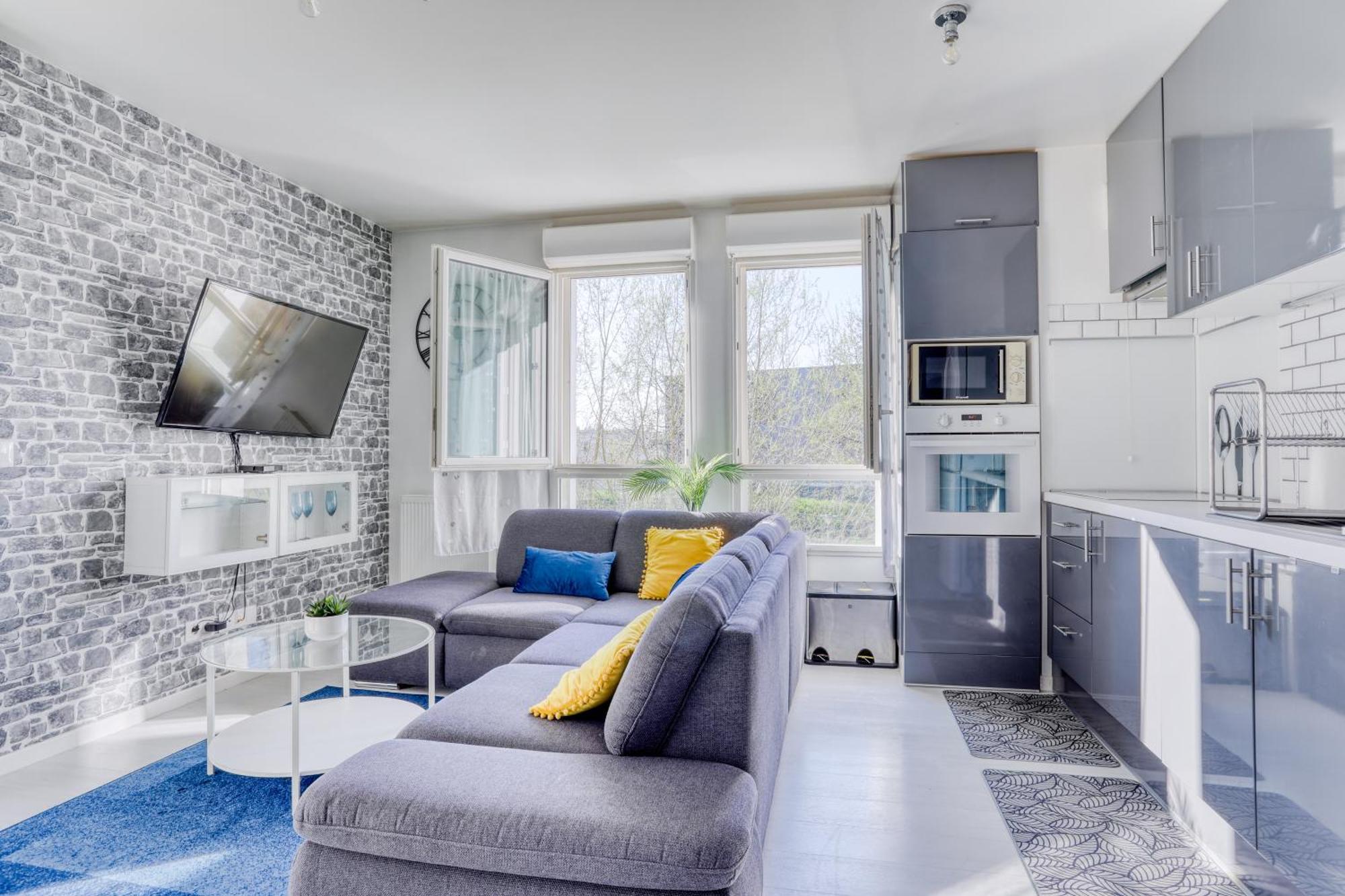"Le Serenity ", Appartement Spacieux ,Balcon, Parking Prive Gratuit, Netflix, Proche Cdg Et Stade De France Stains Zewnętrze zdjęcie